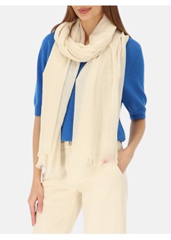 Miękki duży beżowy szal z wiskozą Potis & Verso ze sklepu Eye For Fashion w kategorii Szaliki i chusty damskie - zdjęcie 188997533