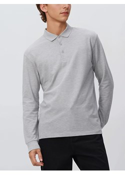 Reserved - Koszulka polo z długim rękawem - jasnoszary ze sklepu Reserved w kategorii T-shirty męskie - zdjęcie 188997891