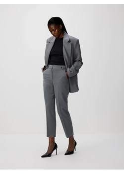 Reserved - Spodnie w kant - ciemnoszary ze sklepu Reserved w kategorii Spodnie damskie - zdjęcie 188998004
