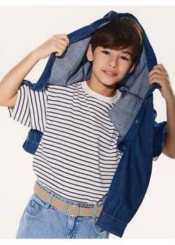 Reserved - Jeansy carrot z paskiem - niebieski ze sklepu Reserved w kategorii Spodnie chłopięce - zdjęcie 188998211