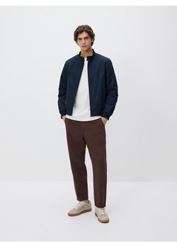 Reserved - Kurtka bomberka ze stójką - granatowy ze sklepu Reserved w kategorii Kurtki męskie - zdjęcie 188998230