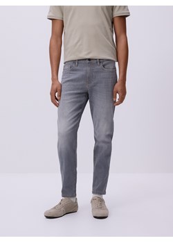 Reserved - Jeansy skinny z efektem sprania - jasnoszary ze sklepu Reserved w kategorii Jeansy męskie - zdjęcie 188998664
