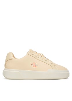 Sneakersy Calvin Klein Chunky Cupsole Laceup Lth Ml YW0YW01947 Biały ze sklepu eobuwie.pl w kategorii Buty sportowe damskie - zdjęcie 188998734