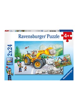 Ravensburger 24-częściowe puzzle (2 szt.) "Excavator and forestry tractor" - 4+ ze sklepu Limango Polska w kategorii Puzzle - zdjęcie 188998954