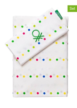 Benetton 3-częściowy komplet pościeli w kolorze białym ze wzorem ze sklepu Limango Polska w kategorii Pościele - zdjęcie 188998983