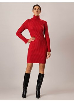 APART Sukienka dzianinowa w kolorze czerwonym ze sklepu Limango Polska w kategorii Sukienki - zdjęcie 188999130