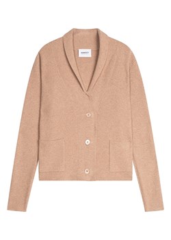 Perfect Cashmere Kaszmirowy kardigan "Mila" w kolorze karmelowym ze sklepu Limango Polska w kategorii Swetry damskie - zdjęcie 188999160