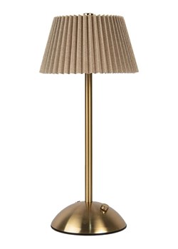 Clayre &amp; Eef Lampa stołowa w kolorze złoto-beżowym - wys. 31 x Ø 14 cm ze sklepu Limango Polska w kategorii Oświetlenie - zdjęcie 188999222