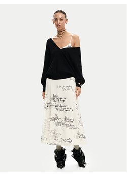 Desigual Komplet sweter i sukienka Morisot 26SWVK33 Écru Regular Fit ze sklepu MODIVO w kategorii Sukienki - zdjęcie 188999384