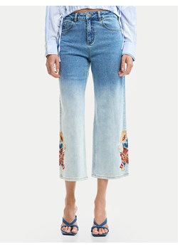 Desigual Jeansy Coco 26SWDD20 Niebieski Straight Fit ze sklepu MODIVO w kategorii Jeansy damskie - zdjęcie 188999393