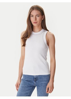 DKNY Top DJ5T1694 Biały Slim Fit ze sklepu MODIVO w kategorii Bluzki damskie - zdjęcie 188999400