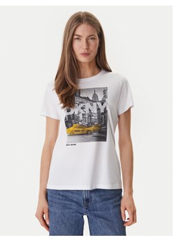 DKNY T-Shirt DJ6T1748 Biały Regular Fit ze sklepu MODIVO w kategorii Bluzki damskie - zdjęcie 188999402