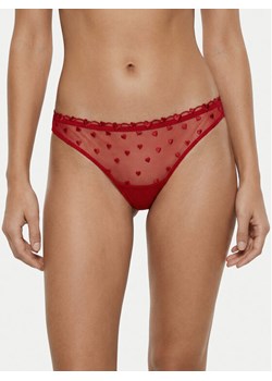 Guess Figi klasyczne O6RE05 KC600 Czerwony ze sklepu MODIVO w kategorii Majtki damskie - zdjęcie 188999504