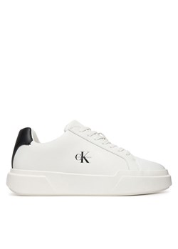 Calvin Klein Sneakersy Chunky Cupsole Laceup Lth Ml YW0YW01947 Czarny ze sklepu MODIVO w kategorii Buty sportowe damskie - zdjęcie 188999544