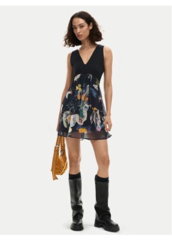 Desigual Sukienka letnia Uve 26SWVW47 Czarny Regular Fit ze sklepu MODIVO w kategorii Sukienki - zdjęcie 188999612