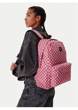 Vans Plecak Old Skool Check VN000H4XZRY1 Różowy ze sklepu MODIVO w kategorii Plecaki - zdjęcie 188999614