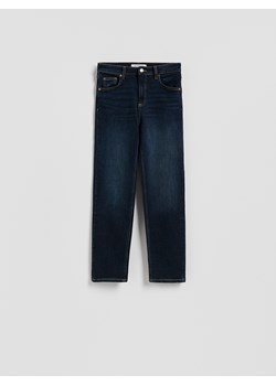 Reserved - Jeansy straight - granatowy ze sklepu Reserved w kategorii Jeansy damskie - zdjęcie 189001611