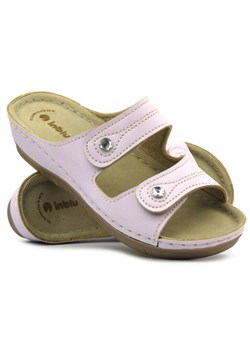 Wygodne klapki damskie  INBLU MV-89, fioletowe ze sklepu ulubioneobuwie w kategorii Kapcie damskie - zdjęcie 189002170