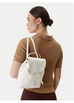 Plecak Calvin Klein Emblem Aop Mini Backpack LV04F3507G Biały ze sklepu eobuwie.pl w kategorii Plecaki - zdjęcie 189002680