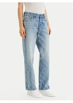 Calvin Klein Jeans Jeansy LV047F678G Niebieski Straight Fit ze sklepu MODIVO w kategorii Jeansy damskie - zdjęcie 189004084