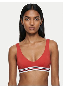 Tommy Hilfiger Góra od bikini Scoop UW0UW06351 Czerwony ze sklepu MODIVO w kategorii Stroje kąpielowe - zdjęcie 189004222
