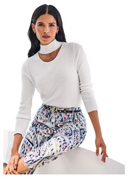 Heine Sweter w kolorze białym ze sklepu Limango Polska w kategorii Swetry damskie - zdjęcie 189005273