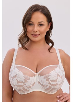 Gaia 1134M Keto Maxi Biustonosz półusztywniany, ecru-mokka ze sklepu kontri.pl w kategorii Biustonosze - zdjęcie 189005322