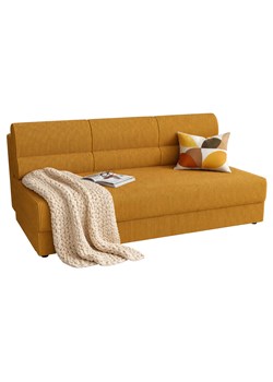 Musztardowa sztruksowa wersalka rozkładana G9-P33 ze sklepu Edinos.pl w kategorii Sofy i kanapy - zdjęcie 189006324