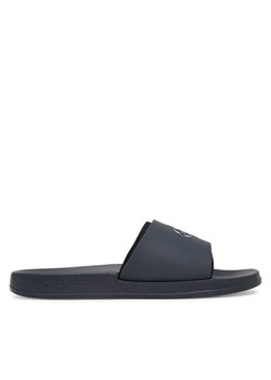 Klapki Calvin Klein Ess Slide Rubber Neoprene HM0HM02229 Granatowy ze sklepu eobuwie.pl w kategorii Klapki męskie - zdjęcie 189006330