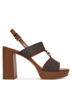 Sandały MICHAEL Michael Kors Erin Platform 40S6ERHS1B Brązowy ze sklepu eobuwie.pl w kategorii Kozaki damskie - zdjęcie 189006394