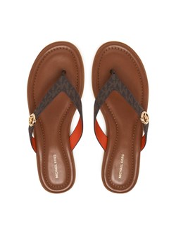 MICHAEL Michael Kors Japonki Ering Thong 40S6ERFS1B Brązowy ze sklepu MODIVO w kategorii Klapki damskie - zdjęcie 189006593