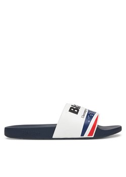 Blauer Klapki S6JASPER01/USA Biały ze sklepu MODIVO w kategorii Klapki męskie - zdjęcie 189006620