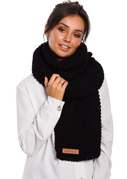 Szalik BK041, Kolor czarny, Rozmiar one size, BE Knit ze sklepu Primodo w kategorii Szaliki i chusty damskie - zdjęcie 189006862