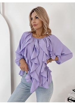 bluzka hadley fioletowa one size ze sklepu UBRA w kategorii Bluzki damskie - zdjęcie 189007141