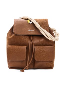 Plecak Desigual 26SAKP39 Brązowy ze sklepu eobuwie.pl w kategorii Plecaki - zdjęcie 189007330