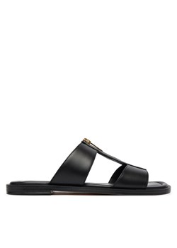 Klapki MICHAEL Michael Kors Berkley Flat 40S6BRFS1L Czarny ze sklepu eobuwie.pl w kategorii Klapki damskie - zdjęcie 189007340