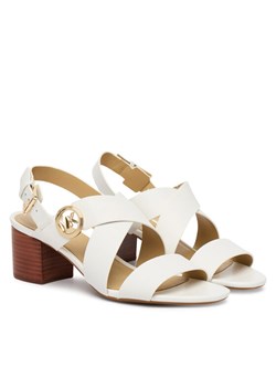 Sandały MICHAEL Michael Kors Vera Mid 40S4VEMS1L Écru ze sklepu eobuwie.pl w kategorii Kozaki damskie - zdjęcie 189007441