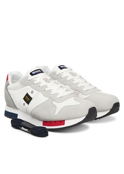 Sneakersy Blauer S6QUEENS01/MES Biały ze sklepu eobuwie.pl w kategorii Buty sportowe męskie - zdjęcie 189007444