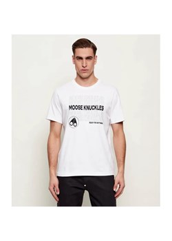 Moose Knuckles T-shirt | Regular Fit ze sklepu Gomez Fashion Store w kategorii T-shirty męskie - zdjęcie 189009004
