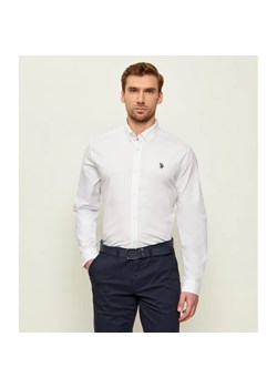 US Polo ASSN Koszula | Classic fit | stretch ze sklepu Gomez Fashion Store w kategorii Koszule męskie - zdjęcie 189009031