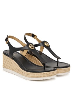 MICHAEL Michael Kors Espadryle Val Thong Wedge 40S6VAMS1L Czarny ze sklepu MODIVO w kategorii Espadryle damskie - zdjęcie 189009224
