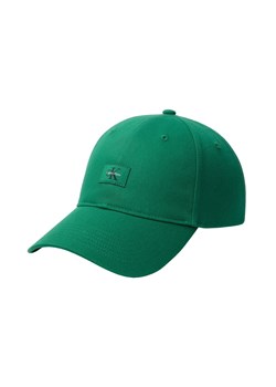 Calvin Klein Czapka męska Mężczyźni Bawełna (100%) jodłowy jednolity ze sklepu vangraaf w kategorii Czapki z daszkiem męskie - zdjęcie 189010224