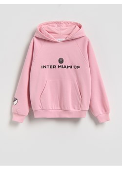 Reserved - Bluza Inter Miami - pastelowy róż ze sklepu Reserved w kategorii Bluzy dziewczęce - zdjęcie 189010760