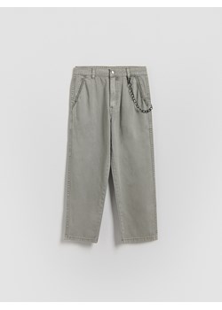 Reserved - Bawełniane spodnie - jasnoszary ze sklepu Reserved w kategorii Spodnie chłopięce - zdjęcie 189011071
