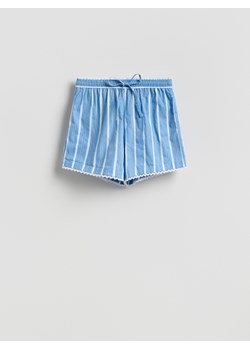 Reserved - Wzorzyste szorty - jasnoniebieski ze sklepu Reserved w kategorii Szorty - zdjęcie 189011263