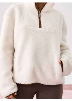 Sinsay - Bluza sherpa ze stójką - kremowy ze sklepu Sinsay w kategorii Bluzy damskie - zdjęcie 189012674
