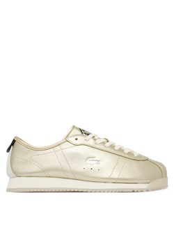 Sneakersy Lacoste Club-Low 51SFA0137 Złoty ze sklepu eobuwie.pl w kategorii Buty sportowe damskie - zdjęcie 189012714