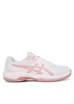 Buty do tenisa Asics Gel-Game Gs Clay/Oc 1044A082 Biały ze sklepu eobuwie.pl w kategorii Buty sportowe dziecięce - zdjęcie 189012723
