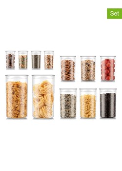 bodum Pojemniki (12 szt.) "Presso" w kolorze szarym ze sklepu Limango Polska w kategorii Pojemniki kuchenne - zdjęcie 189015022