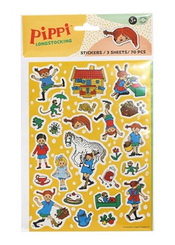 Pippi Langstrumpf Arkusze naklejek (3 szt.) "Pippi" - 3+ ze sklepu Limango Polska w kategorii Zabawki - zdjęcie 189015342